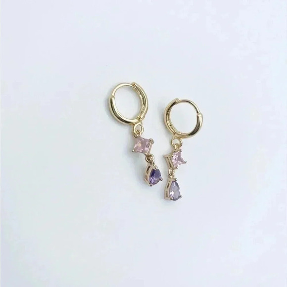 Huggie HOOPS Petit drop earrings - Picture 1 of 3